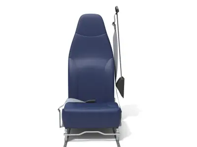 Aircraft Seat 4 3D model