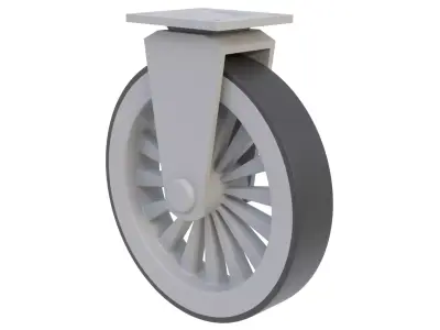 Furniture caster 04 3D model