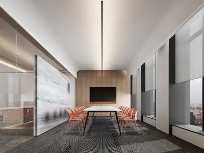  Office interior scene 37 3D model