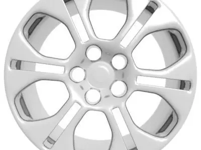 Wheel Rim 3D model 15