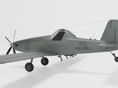 Air Tractor AT-802 - When THE FARMER IS ARMED - 3D model