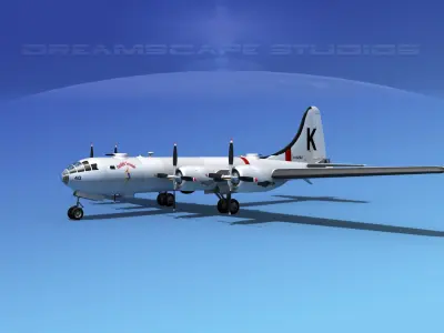 Boeing B-29 Superfortress Moonlight Serenade 3D model