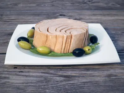 Tuna Fish Can 3D model