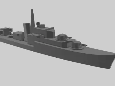 Battle of the Atlantic- British Convoy Bundle 3D print model