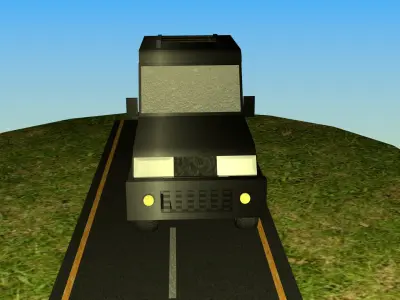 Indian Jeep Type 3 Free low-poly 3D model