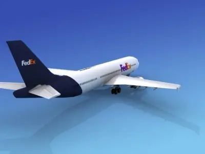 Airbus A300 FedEx 3D model