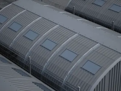 Military Hangar 3D model