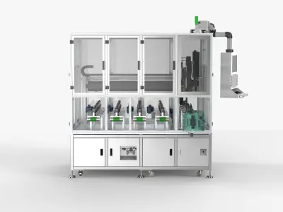 Automatic Power Battery Sorting Machine 3D model