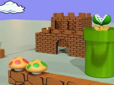 THE MARIO PACK PART ONE 3D model