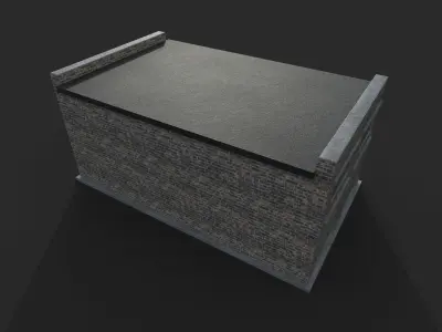 Electrical Substation Free low-poly 3D model