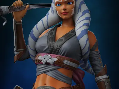 Ahsoka Tano Samurai Concept - Star wars 3D print model purchase