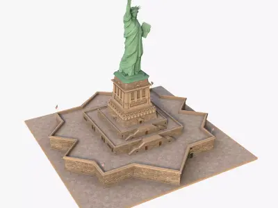 Statue of Liberty 3D model