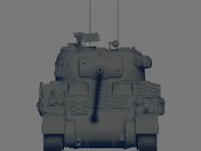 Sherman Firefly 3D model