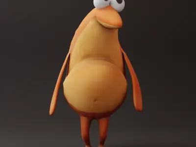 SpongeBob Fish - Incidental 70 Free low-poly 3D model