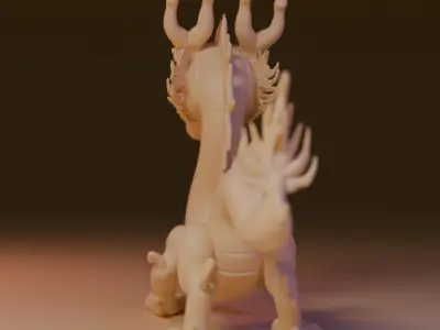 chinese dragon 3D print model