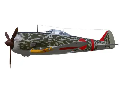 Nakajima Ki44 Tojo type II kou 3D model