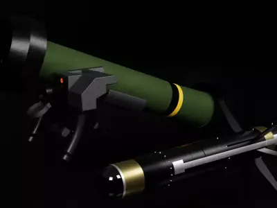 Javelin FGM-148 middle-poly 3D model