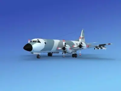 Lockheed P-3 Orion Iran 3D model