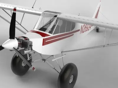 2 Stroke Radio Controlled Gas Engine Free low-poly 3D model