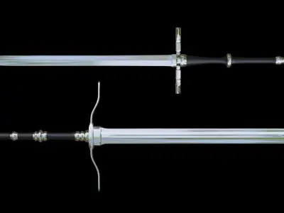 Knife Pack 6 Models Low-poly 3D model