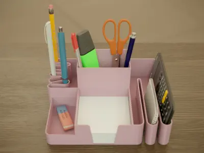 Desk Organizer Free 3D print model