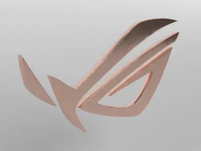 ROG Logo version1 008 Free low-poly 3D model