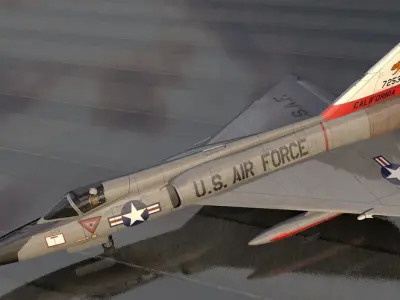 Convair F-106A Delta Dart 3D model