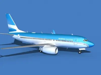 Boeing 737 MAX 7 Aerolineas Argentinas 3D model