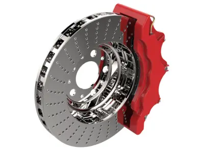 Car brakes by KrisB Free 3D model