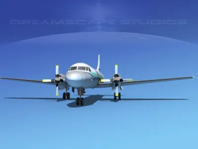 Convair CV-580 North Central 3D model