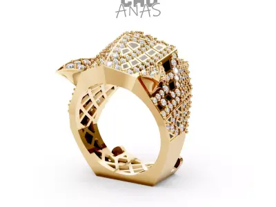 Cartier Ring Free 3D print model