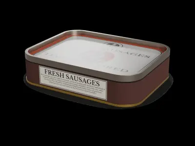 Fresh sausages Fresh Sausages 3D model