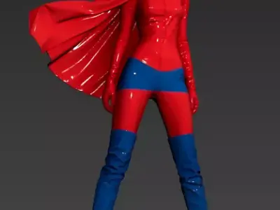 36 United States of America - Supergirl 3D model