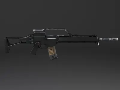 Heckler Koch G36 assault rifle 3D model