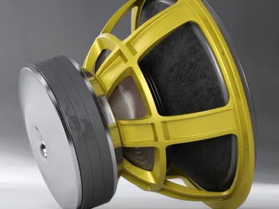 massive loudspeaker 5000w Ground Zero GZPW 18SPL 3D model