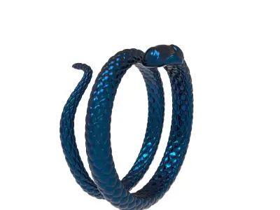 snake ring 3D model