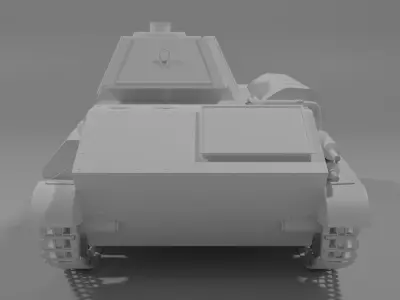 Soviet light tank T-70 3D model