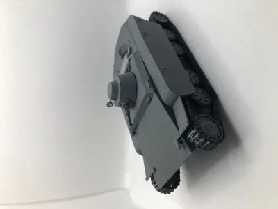 FLOATING TANK F-IV-HII  SCALE MODEL 3D print model