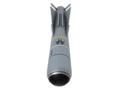 Missile maverick agm 65g Rocket Low-poly 3D model
