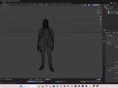 The Last of Us Part II Ellie 3D model
