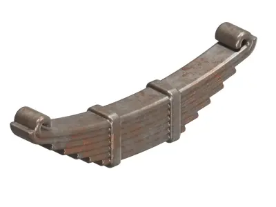 Rusty Truck Leaf Spring 3D model