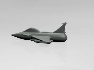 Jet Fighter 01 3D model