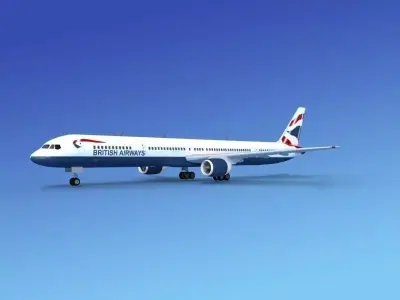 Boeing 757-300 British Airways 3D model