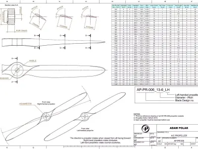 PROPELLER AP-PR-006 11-6 3D print model