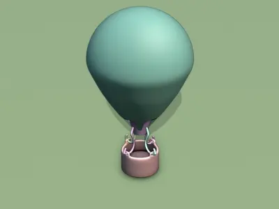 Air Baloon 3D model