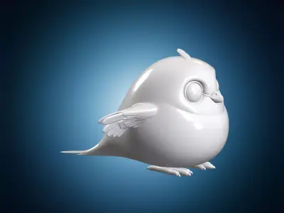 Porg Creature 3D Print Model 3D print model
