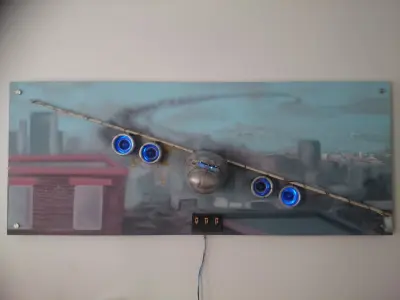 airplane wall art  3D model