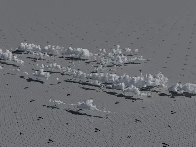 VDB Cumulonimbus Cloud Field 6  3D model