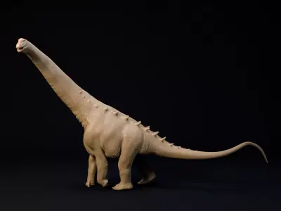 Alamosaurus 1-100 scale pre-supported FREE model Free 3D print model