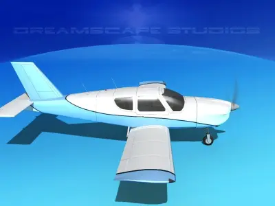 Socata TB-20 Trinidad V14 3D model